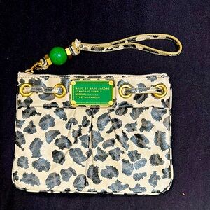 Marc by Marc Jacobs Leopard Print Wristlet